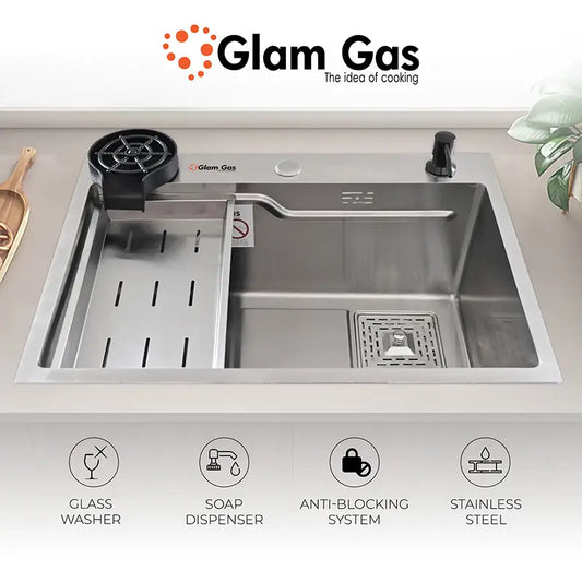 Glam Gas Sink-Lifestyle 11 | Stainless steel sink | Kitchen Sink | Single Kitchen Bowl | Kitchen Basin