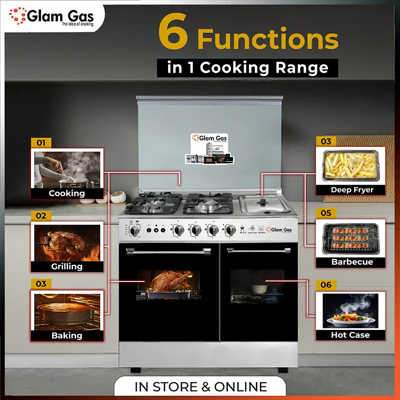 Cooking Range (Gas) Glamour 34” (Discontinued)