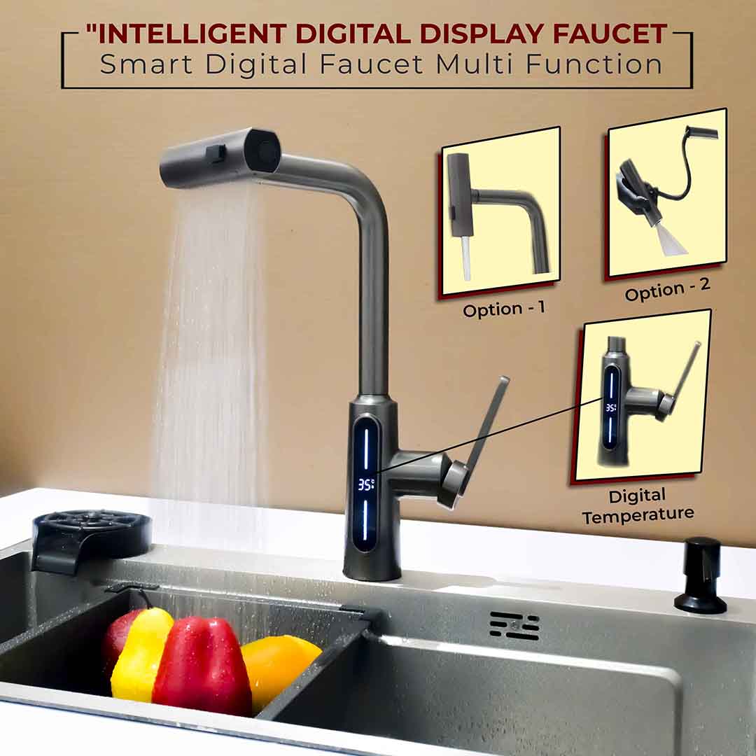 Glam Gas Faucet Rain-11 Digital | Nalka | Tuti | Nal | Nalka