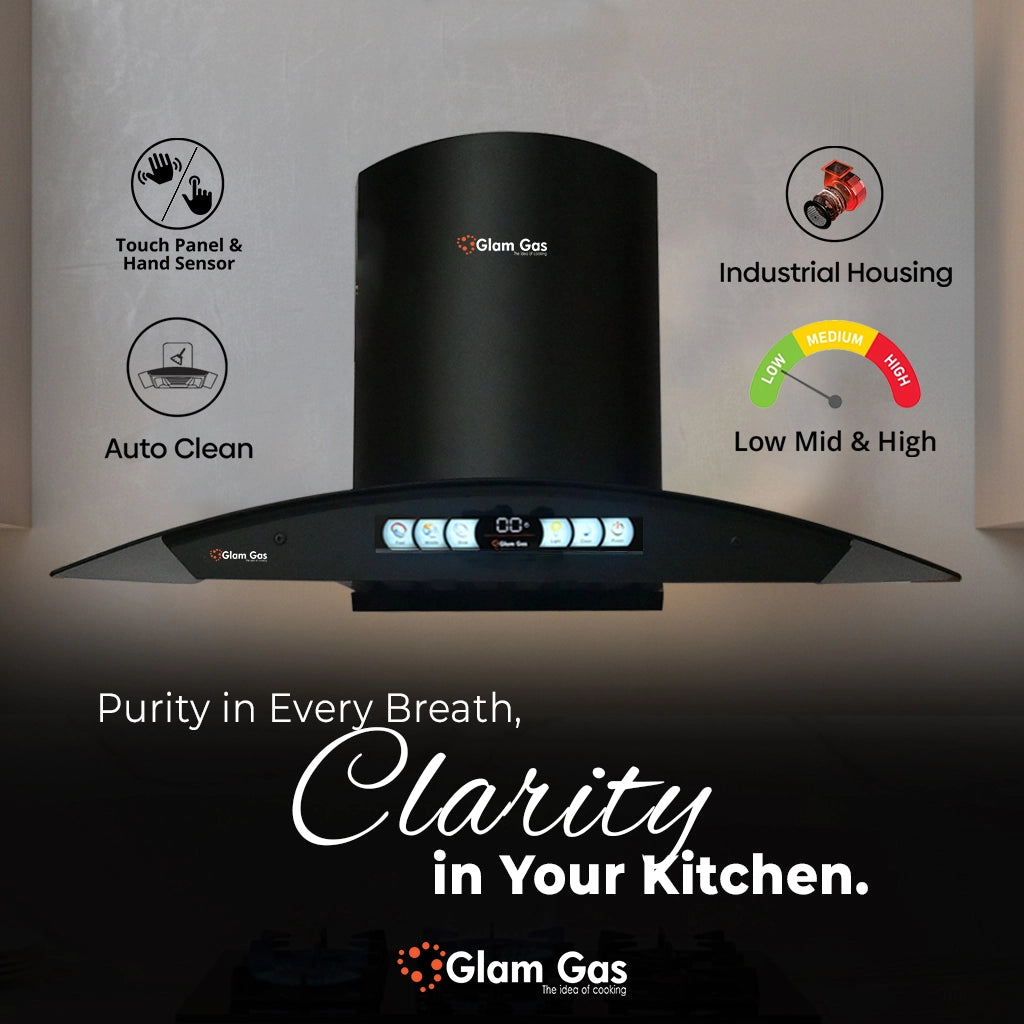 Glam Gas Range Hood | G-12 | Kitchen Hood | Chimney