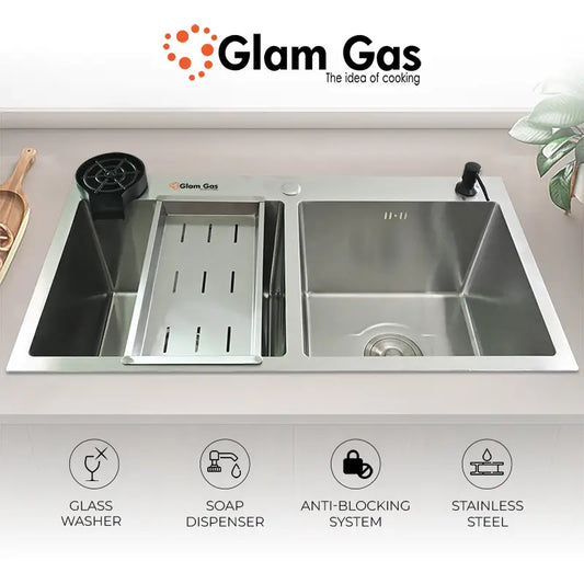 Glam Gas Sink-Lifestyle 12 | Stainless steel sink | Kitchen Sink | Double Kitchen Bowl | Kitchen Basin