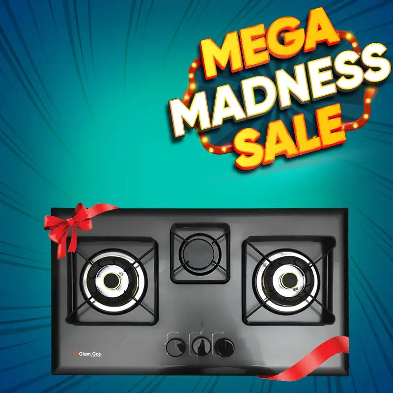 Black Berry Built-in Hob | 3 Burner Stainless Steel Stove in Pakistan