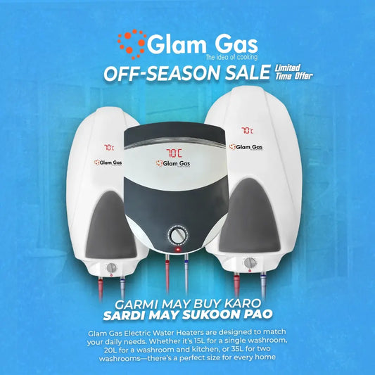 Glam Gas Water Heater | Water Heater | Geyser | Semi-Series