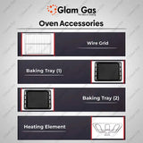 Glam Gas Built-in Oven A68-SF3 – 88L Large Capacity Oven | Glam Gas Oven | Built in Oven | Electric Oven