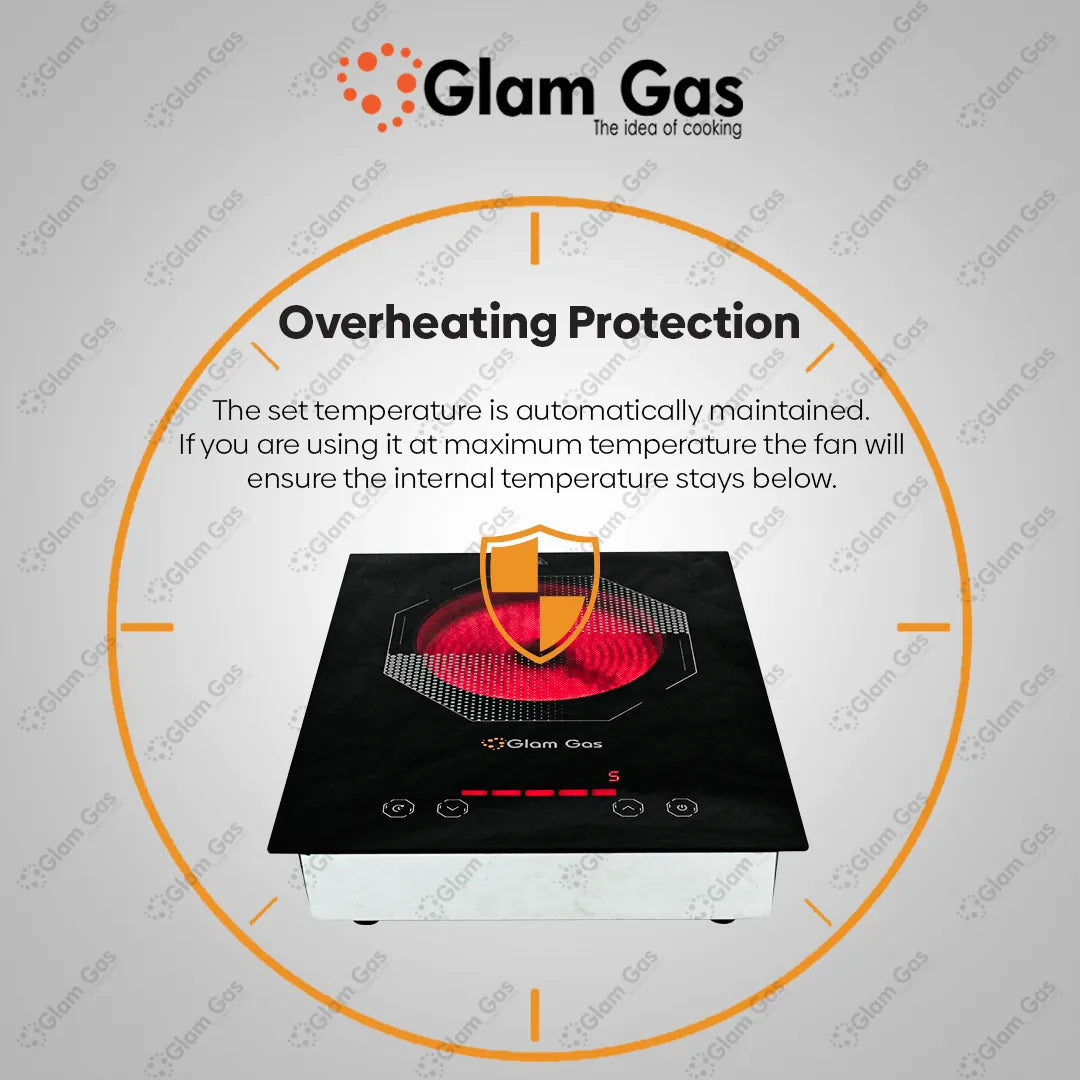 Glam Gas | Hot Glow-B120 | Infrared Ceramic Cooker | Hot Plate | Choolah