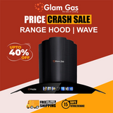 Glam Gas Range Hood | Wave | Kitchen Hood | Chimney