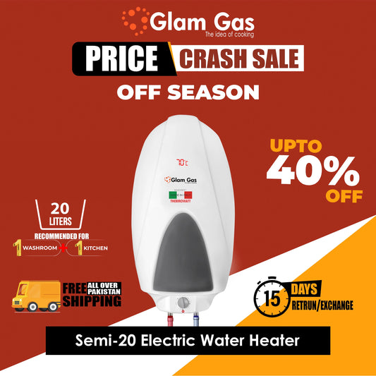 Glam Gas Water Heater | Water Heater | Geyser | Semi-20