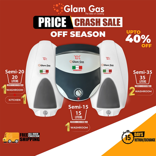 Glam Gas Water Heater | Water Heater | Geyser | Semi-15