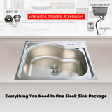 Glam Gas Sink F-10 | Stainless steel sink | Kitchen Sink | Single Kitchen Bowl | Kitchen Basin