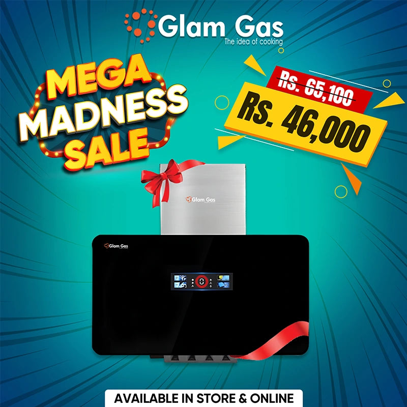 Smoke-Up 12 Range Hood | Auto Clean & Hand Sensor Kitchen Chimney | Powerful Suction Hood for Modern Kitchens