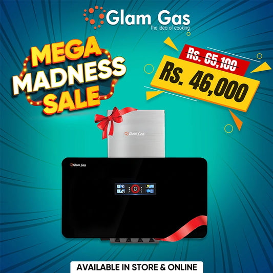 Smoke-Up 12 Range Hood | Auto Clean & Hand Sensor Kitchen Chimney | Powerful Suction Hood for Modern Kitchens