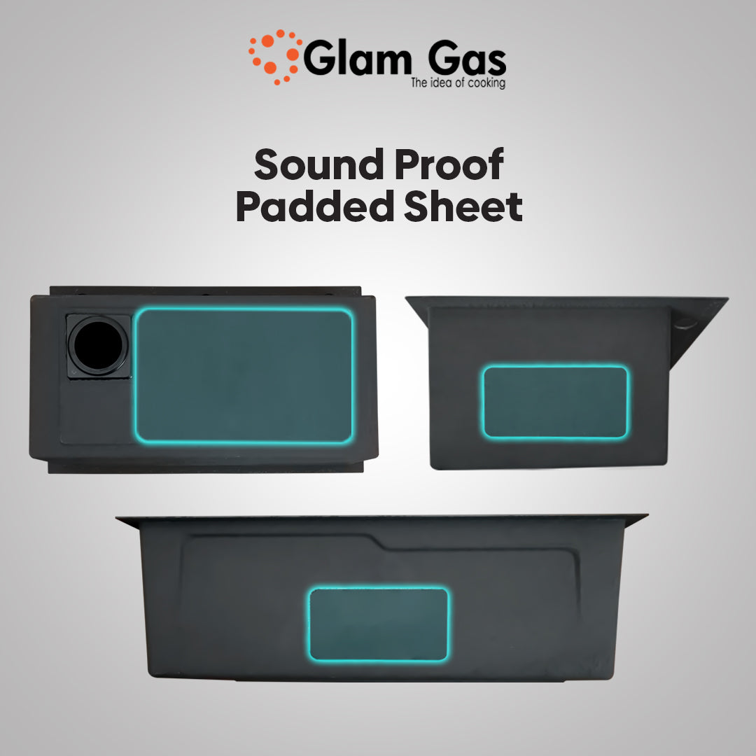 Glam Gas Sink-Lifestyle OBL Bk | Stainless steel sink | Kitchen Sink | Single Kitchen Bowl | Kitchen Basin