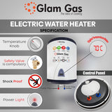 Glam Gas Water Heater | Water Heater | Geyser | EWH-10