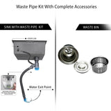 Glam Gas Sink F-10 | Stainless steel sink | Kitchen Sink | Single Kitchen Bowl | Kitchen Basin