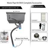 Glam Gas Sink-Life Style 11 Glass | Stainless steel sink | Kitchen Sink | Single Kitchen Bowl | Kitchen Basin