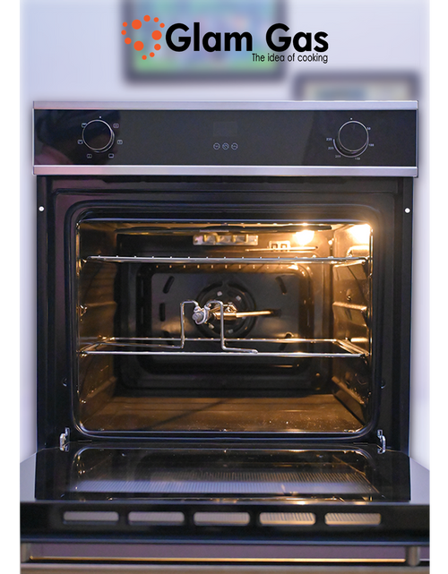 Load image into Gallery viewer, Black Forest Silver Gas+Electric Oven

