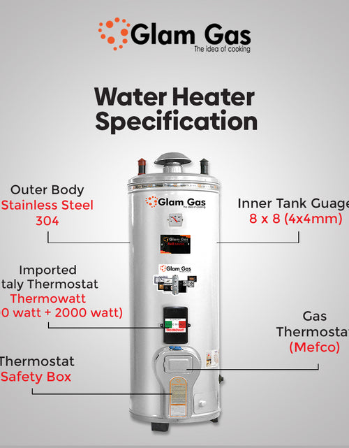 Load image into Gallery viewer, Hybrid Water Heater (Electric + Gas) - 50 Gallon (8x8) Steel
