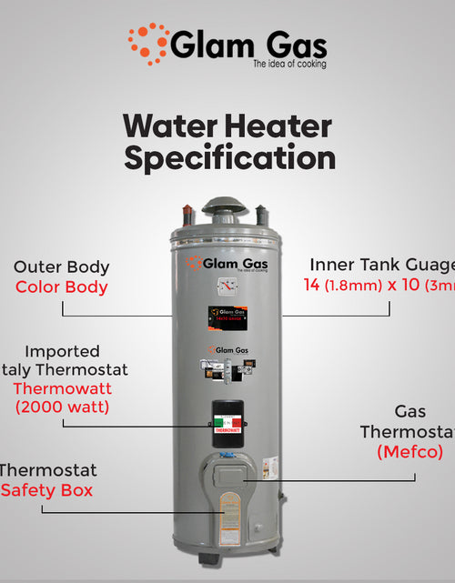 Load image into Gallery viewer, Water Heater 30 Gallon Electric + Gas (14 X 10)
