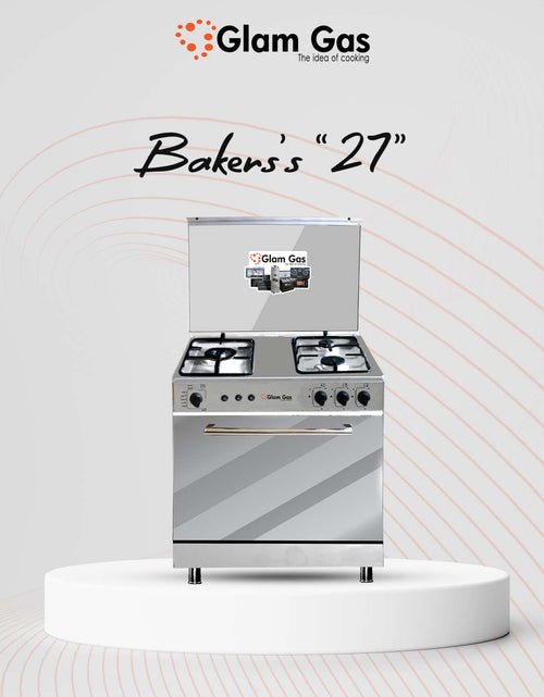 Load image into Gallery viewer, Buy Cooking Range Gas Bakers 27 |Gas Range Oven electric cooking range
