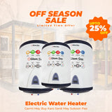 Glam Gas EWH Series electric water heater geyser 40L 50L 60L storage type Pakistan