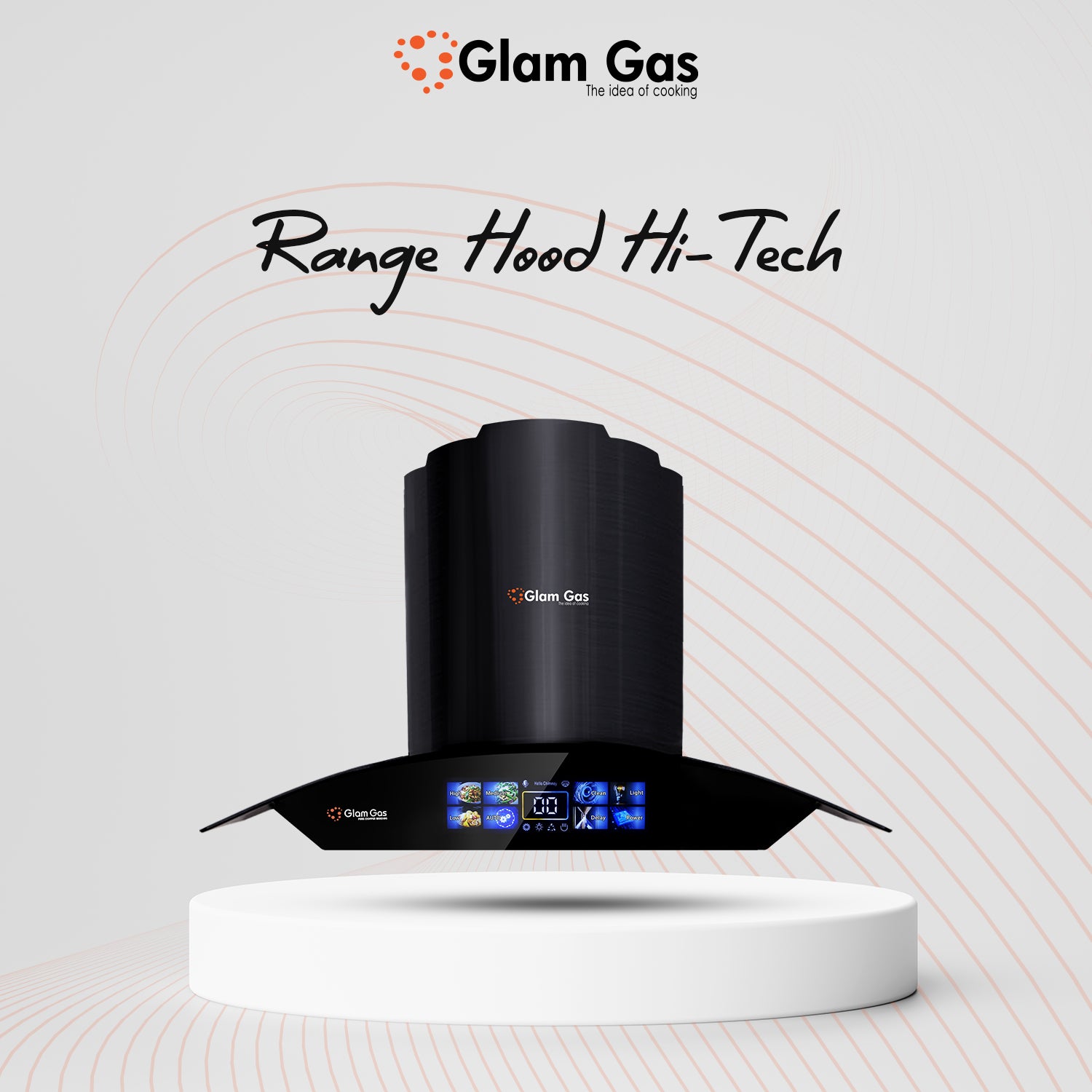 Glam Gas Range Hood Hi-Tech | Kitchen Exhaust Hood | in Pakistan Price