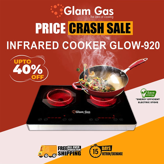 Glam Gas | Hot Glow-920 | Infrared Ceramic Cooker | Hot Plate | Choolah