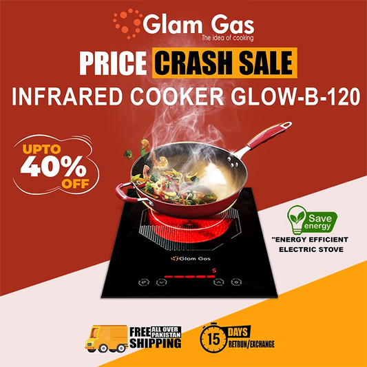 Glam Gas | Hot Glow-B120 | Infrared Ceramic Cooker | Hot Plate | Choolah