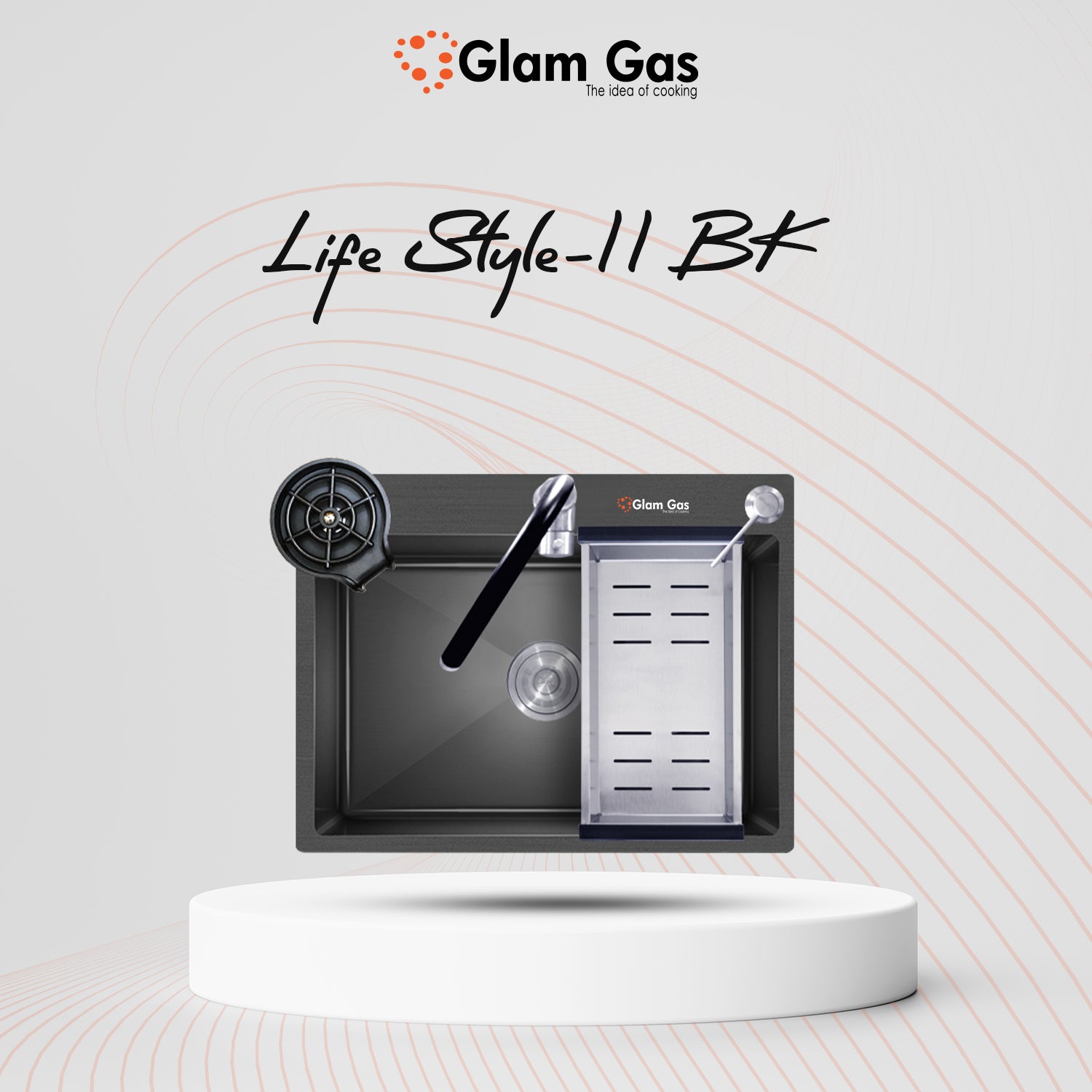 Glam Gas Sink Lifestyle 11 BK | Kitchen Sink Price In Pakistan Buy Now