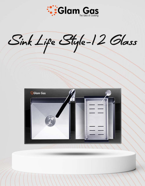 Load image into Gallery viewer, Products Glam Gas Life Style 12 Glass | Built In Kitchen Sink Pakistan
