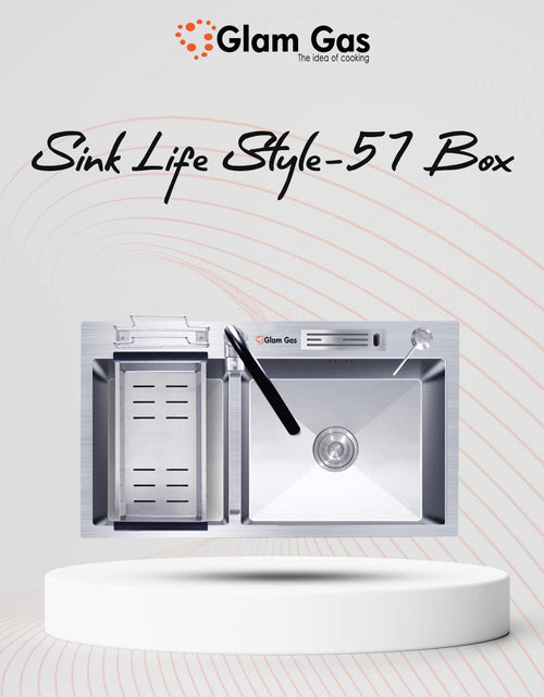 Load image into Gallery viewer, Buy Now Glamgas Life Style 57 Box | Built In Kitchen Sink Price in Pak
