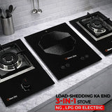 Glam Gas All-in-One Stove 3-in-1 | NG + LPG + Electric Cooking Solution