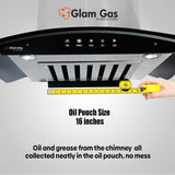 Glam Gas Range Hood | Star | Kitchen Hood | Chimney