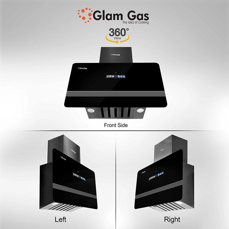 Glam Gas Range Hood | Orbit-12 | Kitchen Hood | Chimney