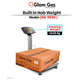 Glam Gas Hob | 903-H | Stainless Steel | 5 Burner | Kitchen Stove | Gas Stove