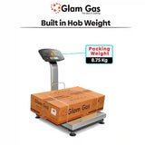 Glam Gas Hob | Berry & D-Cut hob | Stainless Steel | 3 Burner | Kitchen Stove | Gas Stove