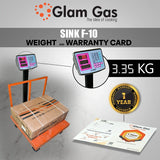 Glam Gas Sink F-10 | Stainless steel sink | Kitchen Sink | Single Kitchen Bowl | Kitchen Basin