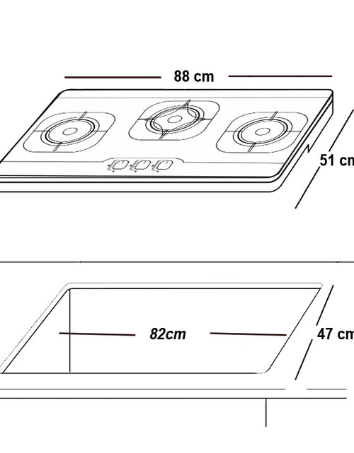 Load image into Gallery viewer, Buy Now Glamgas Galaxy-11 Hob | Built-In Oven And Hobs At Low Price Pk
